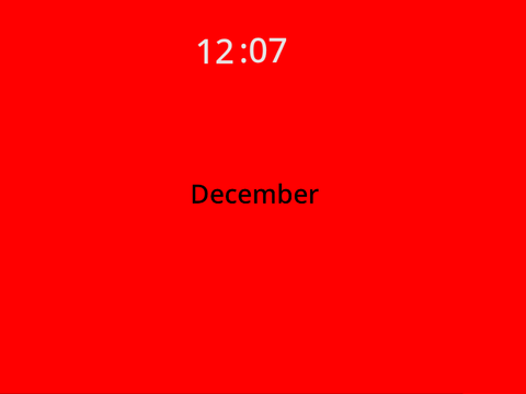 Time and month 