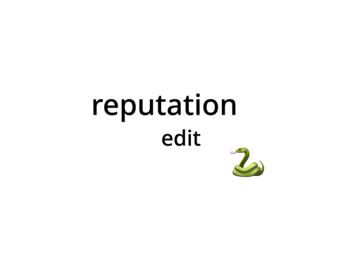 reputation edit