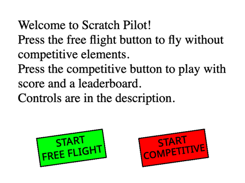 Scratch Pilot/Flight Simulator