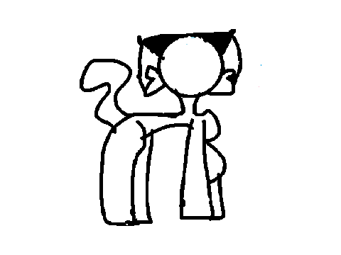 Free cat Line art