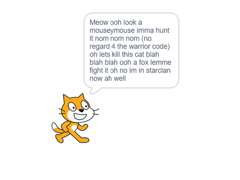 What my brother thinks Warrior Cats are like