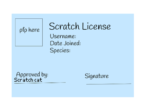 Make Your Own Scratch License