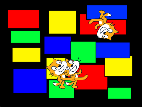 Glitched cats?? But w/ more cats & music