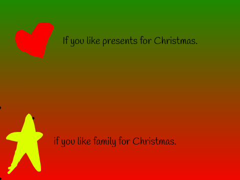 ~❤️=presents ⭐=family~