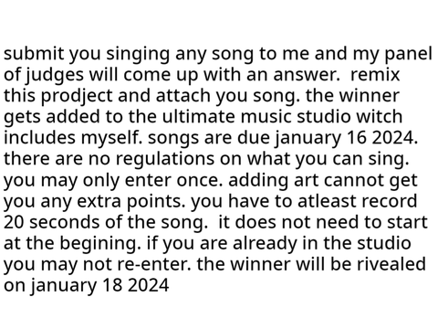 audition avec le chanson "les miserables"