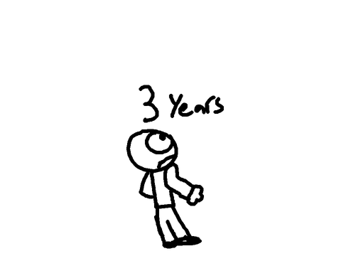 3 years?!