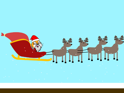 scratch cat performing christmas