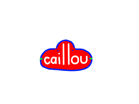 Caillou Logo In Scratch Mode