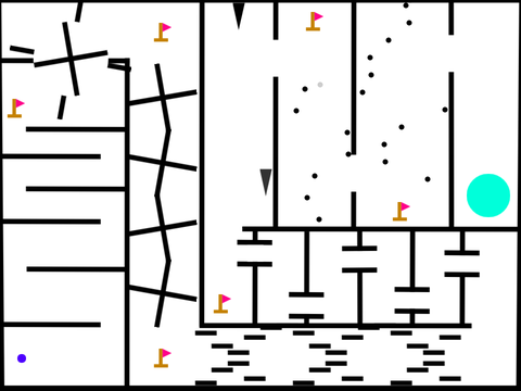 イライラ棒（滑り）