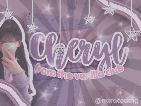ʙᴄᴇ for @vanilla_stxrscheryl
