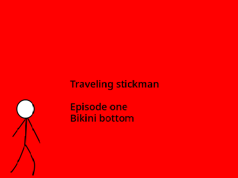 Traveling stickman