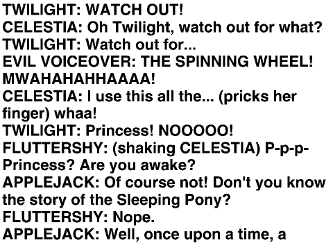 Canterlot Fairytale Adventures: Cast and Episode 1-2 Scripts remix-2