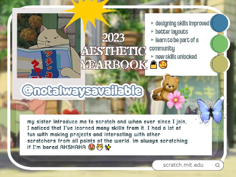 |MY 2023 Aesthetic Yearbook Pic!!