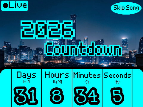 Live 2027 Countdown