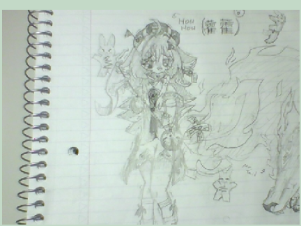 Paper drawing of Huo Huo :')