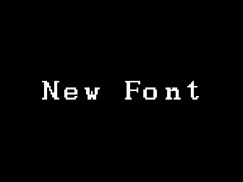 New Font