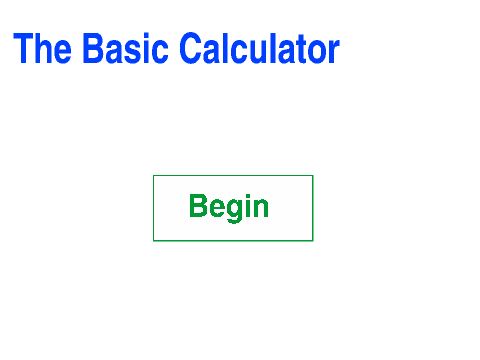 The Basic Calculator