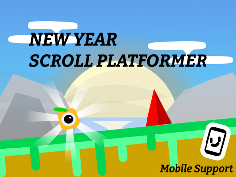 NEW YEAR SCROLL PLATFORMER