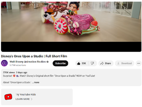Disney isn't just for kids, YouTube!