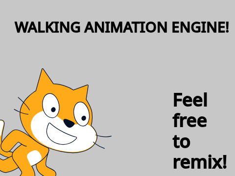 Walking animation engine 