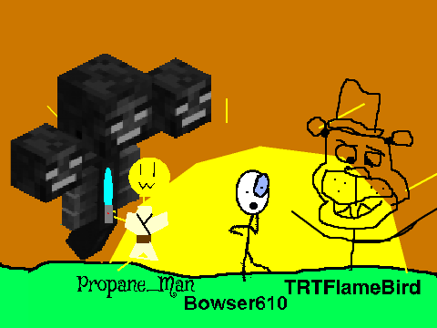 Add Yourself Running from the Wither!! 