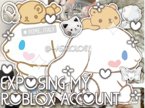 ୨୧ exposing my © roblox acc™ ꕀ