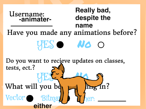 Scratch School of Animation Sign-ups remix