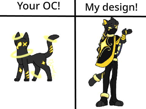 Humanoid design of your OC!