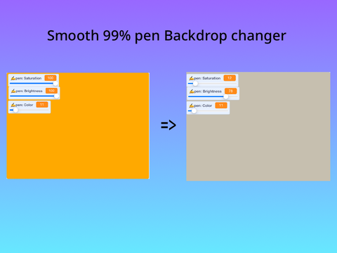 Smooth 99% pen Backdrop changer