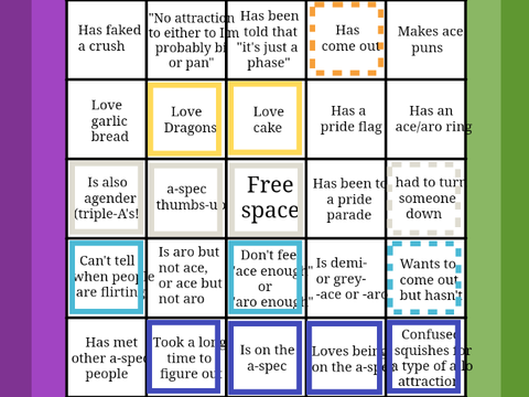 a-spec bingo!