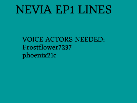 NEVIA - EP1 *lines*