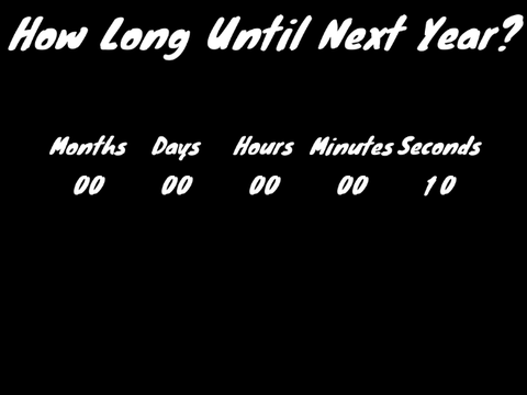 How Long Until Next Year?