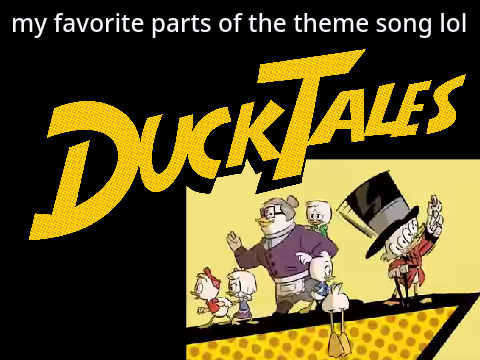 DuckTales theme song commentary