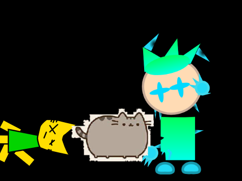 pusheen is  h u n g r y !