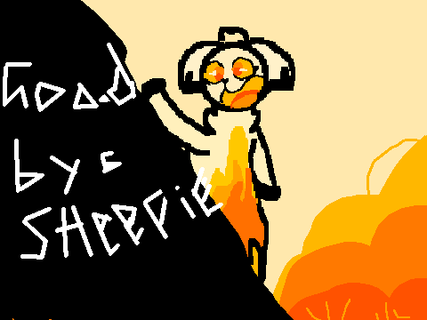 good bye,sheepy