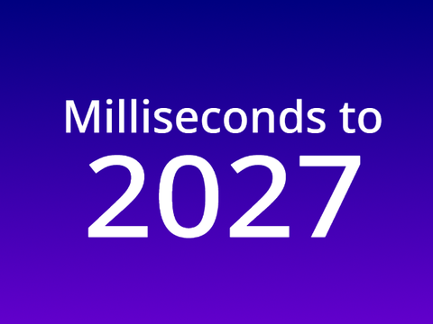 Milliseconds to 2027