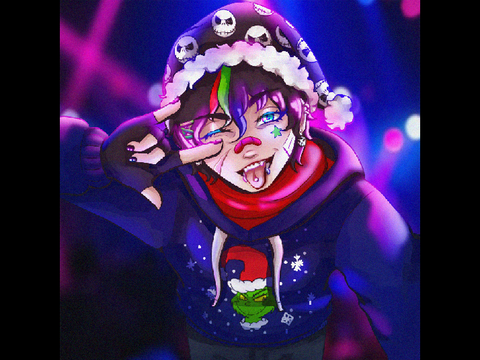 Redraw! Leo Christmas Art 