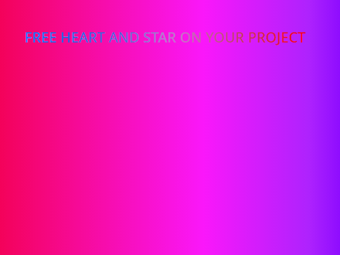 FREE HEART AND STAR ON YOUR PROJECT