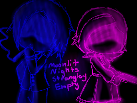 Moonlit nights strangely empty 