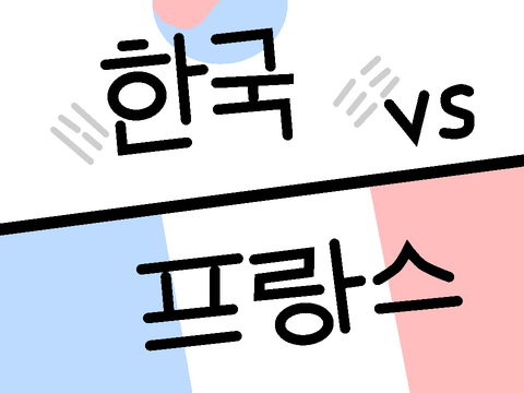 한국 vs 프랑스  |  South Korea vs France  #funny #animation #kakoon #vs #korea #kpop #france