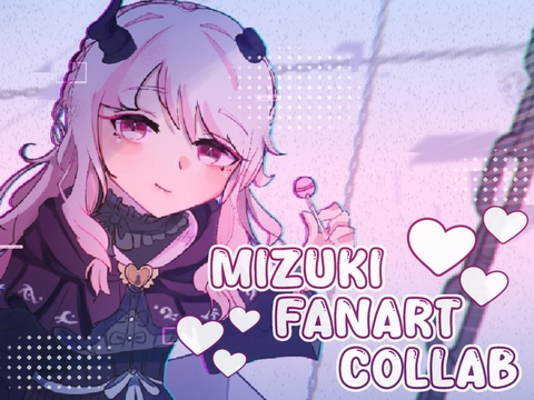 completed mizuki art collab
