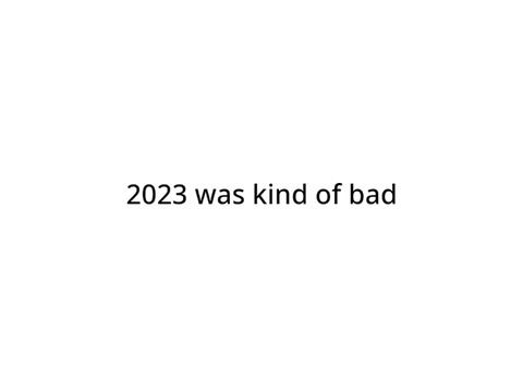 Let's be honest