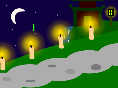 - Candle Parallax -    
