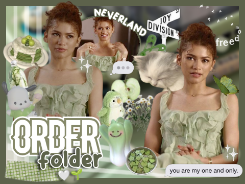 ꩜ — order folder ★