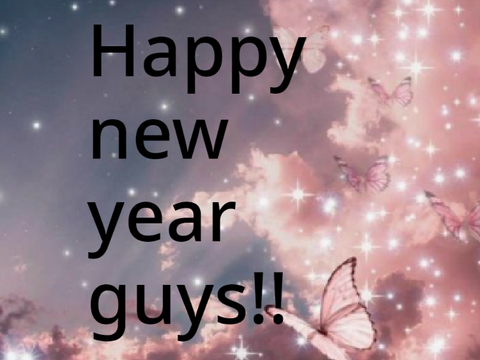Happy new year!!