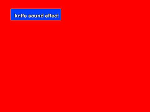 knife sound effect