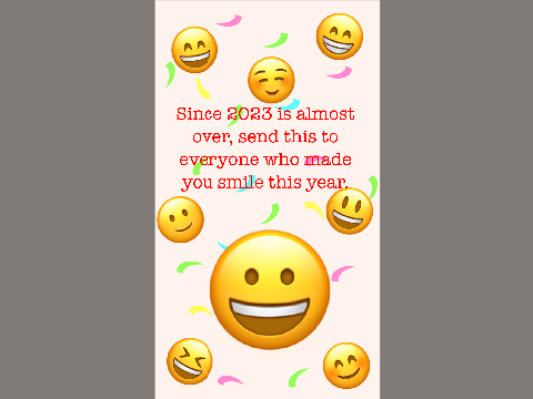 Who made you smile this year