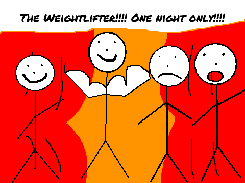The Weightlifter and the Donut~ contest entry