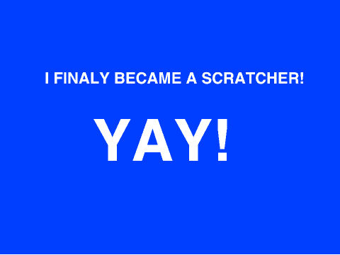 I became a scratcher!