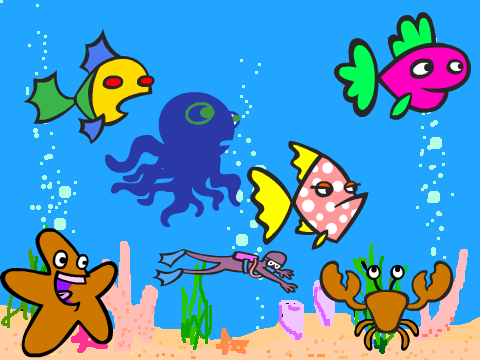 Crazy Ocean Scene